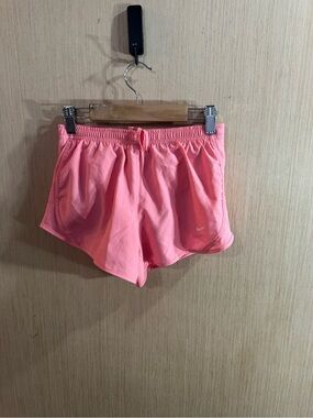 Kids Nike Pink Athletic Running Shorts Size Medium